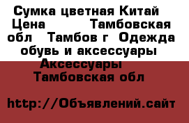 Сумка цветная Китай › Цена ­ 700 - Тамбовская обл., Тамбов г. Одежда, обувь и аксессуары » Аксессуары   . Тамбовская обл.